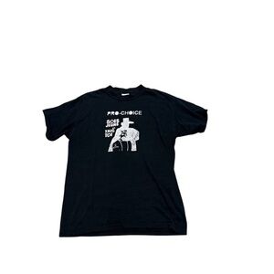 Vintage Punk Rock Band T-Shirt M Black Graphic T-Shirt cotton unisex grunge Y2K